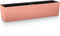 LECHUZA BALCONERA Color 80 - Plantenbak - met uitneembare binnenbak - met bewateringssysteem - ALL-IN-ONE set met LECHUZA-PON - koraalrood
