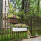 LECHUZA BALCONERA Color 80 - Plantenbak - met uitneembare binnenbak - met bewateringssysteem - ALL-IN-ONE set met LECHUZA-PON - muskaat