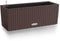 LECHUZA BALCONERA Cottage 50 - Plantenbak - met uitneembare binnenbak - met bewateringssysteem - ALL-IN-ONE set met LECHUZA-PON - mokka