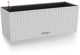 LECHUZA BALCONERA Cottage 50 - Plantenbak - met uitneembare binnenbak - met bewateringssysteem - ALL-IN-ONE set met LECHUZA-PON - lichtgrijs