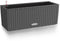 LECHUZA BALCONERA Cottage 50 - Plantenbak - met uitneembare binnenbak - met bewateringssysteem - ALL-IN-ONE set met LECHUZA-PON - graniet