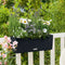 LECHUZA BALCONERA Cottage 50 - Plantenbak - met uitneembare binnenbak - met bewateringssysteem - ALL-IN-ONE set met LECHUZA-PON - mokka