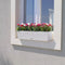 LECHUZA BALCONERA Cottage 80 - Plantenbak - met uitneembare binnenbak - met bewateringssysteem - ALL-IN-ONE set met LECHUZA-PON - lichtgrijs