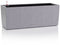 LECHUZA BALCONERA Stone 50 - Plantenbak - met uitneembare binnenbak - met bewateringssysteem - ALL-IN-ONE set met LECHUZA-PON - steengrijs