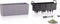 LECHUZA BALCONERA Stone 50 - Plantenbak - met uitneembare binnenbak - met bewateringssysteem - ALL-IN-ONE set met LECHUZA-PON - kwarts wit