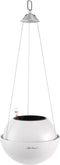 LECHUZA BOLA color 23 - Plantenbak - met uitneembare binnenbak - met bewateringssysteem - ALL-IN-ONE set met LECHUZA-PON - wit