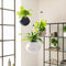 LECHUZA BOLA color 23 - Plantenbak - met uitneembare binnenbak - met bewateringssysteem - ALL-IN-ONE set met LECHUZA-PON - zandbruin