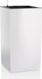 LECHUZA CANTO Premium 40 high LED - met uitneembare binnenbak - met bewateringssysteem - ALL-IN-ONE set met LECHUZA-PON - met LED-stripverlichting - wit hoogglans