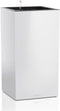LECHUZA CANTO Premium 40 high - Plantenbak - met uitneembare binnenbak - met bewateringssysteem - ALL-IN-ONE set met LECHUZA-PON - wit hoogglans
