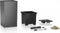 LECHUZA CANTO Premium 40 high - Plantenbak - met uitneembare binnenbak - met bewateringssysteem - ALL-IN-ONE set met LECHUZA-PON - zilver metallic