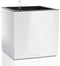 LECHUZA CANTO Premium 40 low - Plantenbak - met uitneembare binnenbak - met bewateringssysteem - ALL-IN-ONE set met LECHUZA-PON - wit hoogglans