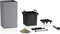LECHUZA CANTO Stone 30 high LED - Plantenbak - met uitneembare binnenbak - met bewateringssysteem - ALL-IN-ONE set met LECHUZA-PON - met LED-stripverlichting - steengrijs
