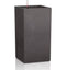 LECHUZA CANTO Stone 30 high - Plantenbak - met uitneembare binnenbak - met bewateringssysteem - ALL-IN-ONE set met LECHUZA-PON - grafietzwart