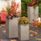LECHUZA CANTO Stone 30 high - Plantenbak - met uitneembare binnenbak - met bewateringssysteem - ALL-IN-ONE set met LECHUZA-PON - kwarts wit