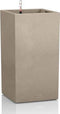 LECHUZA CANTO Stone 30 high - Plantenbak - met uitneembare binnenbak - met bewateringssysteem - ALL-IN-ONE set met LECHUZA-PON - zandbeige