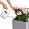 LECHUZA CANTO Stone 30 high - Plantenbak - met uitneembare binnenbak - met bewateringssysteem - ALL-IN-ONE set met LECHUZA-PON - kwarts wit