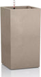 LECHUZA CANTO Stone 40 high - Plantenbak - met uitneembare binnenbak - met bewateringssysteem - ALL-IN-ONE set met LECHUZA-PON - zandbeige