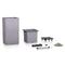 LECHUZA CANTO Stone 40 high - Plantenbak - met uitneembare binnenbak - met bewateringssysteem - ALL-IN-ONE set met LECHUZA-PON - steengrijs