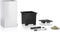 LECHUZA CANTO Stone 40 high - plantenbak - met uitneembare binnenbak - met bewateringssysteem - ALL-IN-ONE set met LECHUZA-PON - kwarts wit