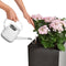 LECHUZA CANTO Stone 40 high - Plantenbak - met uitneembare binnenbak - met bewateringssysteem - ALL-IN-ONE set met LECHUZA-PON - grafietzwart