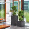 LECHUZA CANTO Stone 40 high - Plantenbak - met uitneembare binnenbak - met bewateringssysteem - ALL-IN-ONE set met LECHUZA-PON - zandbeige