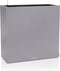 LECHUZA CANTO Stone 80 wide - Plantenbak - met uitneembare binnenbak - met bewateringssysteem - ALL-IN-ONE set met LECHUZA-PON - steengrijs