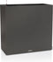 LECHUZA CANTO Stone 80 wide - Plantenbak - met uitneembare binnenbak - met bewateringssysteem - ALL-IN-ONE set met LECHUZA-PON - grafiet zwart