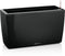 LECHUZA CARARO PREMIUM - Plantenbak - met bewateringssysteem - ALL-IN-ONE set met LECHUZA-PON - zwart hoogglans