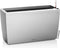 LECHUZA CARARO PREMIUM - Plantenbak - met bewateringssysteem - ALL-IN-ONE set met LECHUZA-PON - zilver metallic