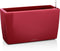 LECHUZA CARARO PREMIUM - Plantenbak - met bewateringssysteem - ALL-IN-ONE set met LECHUZA-PON - Scharlakenrood hoogglans