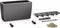 LECHUZA CARARO PREMIUM - Plantenbak - met bewateringssysteem - ALL-IN-ONE set met LECHUZA-PON - espresso metallic