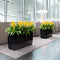LECHUZA CARARO PREMIUM - Plantenbak - met bewateringssysteem - ALL-IN-ONE set met LECHUZA-PON - Taupe hoogglans