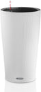 LECHUZA CILINDRO Color 23 - Plantenbak - met uitneembare binnenbak - met bewateringssysteem - ALL-IN-ONE set met LECHUZA-PON - wit