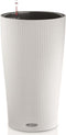 LECHUZA CILINDRO Color 32 - Plantenbak - met uitneembare binnenbak - met bewateringssysteem - ALL-IN-ONE set met LECHUZA-PON - Wit