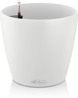 LECHUZA CLASSICO Color 18 - Plantenbak - met bewateringssysteem - ALL-IN-ONE set met LECHUZA-PON - wit