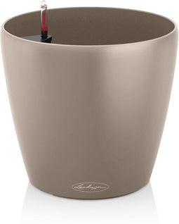 LECHUZA CLASSICO Color 21 - Plantenbak - met bewateringssysteem - ALL-IN-ONE set met LECHUZA-PON - zandbruin