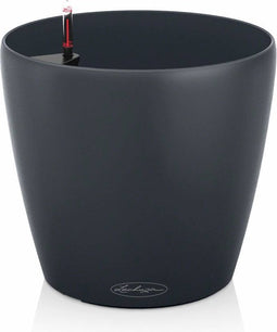 LECHUZA CLASSICO Color 21 - Plantenbak - met bewateringssysteem - ALL-IN-ONE set met LECHUZA-PON - leisteengrijs