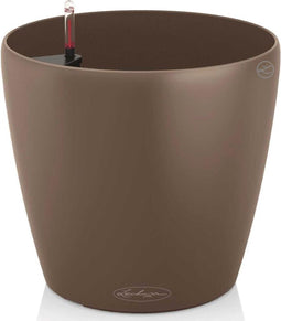 LECHUZA CLASSICO Color 28 - Plantenbak - met bewateringssysteem - ALL-IN-ONE set met LECHUZA-PON - muskaat