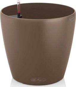 LECHUZA CLASSICO Color 35 - Plantenbak - met bewateringssysteem - ALL-IN-ONE set met LECHUZA-PON - muskaat