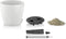 LECHUZA CLASSICO Color 60 - Plantenbak - met bewateringssysteem - ALL-IN-ONE set met LECHUZA-PON - wit