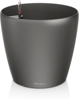 LECHUZA CLASSICO PREMIUM 60 - Plantenbak - ALL-IN-ONE set (incl. potgrondbewateringsysteem) - antraciet metallic