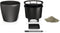 LECHUZA CLASSICO PREMIUM LS 21 - Plantenbak - met uitneembare binnenbak - met bewateringssysteem - ALL-IN-ONE set met LECHUZA-PON - antraciet metallic