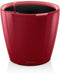 LECHUZA CLASSICO PREMIUM LS 28 - Plantenbak - met uitneembare binnenbak - met bewateringssysteem - ALL-IN-ONE set met LECHUZA-PON - scharlakenrood hoogglans