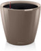 LECHUZA CLASSICO PREMIUM LS 35 - Plantenbak - met uitneembare binnenbak - met bewateringssysteem - ALL-IN-ONE set met LECHUZA-PON - taupe hoogglans