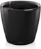 LECHUZA CLASSICO PREMIUM LS 50 - Plantenbak - met uitneembare binnenbak - met bewateringssysteem - ALL-IN-ONE set met LECHUZA-PON - zwart hoogglans