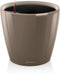 LECHUZA CLASSICO PREMIUM LS 50 - Plantenbak - met uitneembare binnenbak - met bewateringssysteem - ALL-IN-ONE set met LECHUZA-PON - taupe hoogglans