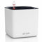 LECHUZA CUBE Color 14 - Plantenbak - met uitneembare binnenbak - met bewateringssysteem - ALL-IN-ONE set - wit