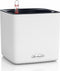 LECHUZA CUBE Color 16 - Plantenbak - met uitneembare binnenbak - met bewateringssysteem - ALL-IN-ONE set - wit