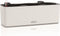 LECHUZA CUBE Color Triple - Plantenbak - met uitneembare binnenbak - met bewateringssysteem - ALL-IN-ONE set - wit