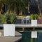 LECHUZA CUBE COTTAGE 40 - Plantenbak - ALL-IN-ONE set - wit